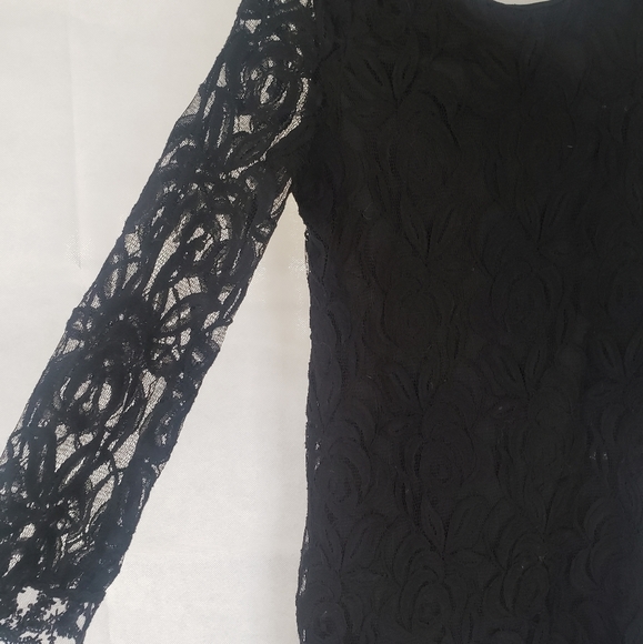 Black Laced Dress - Picture 2 of 4